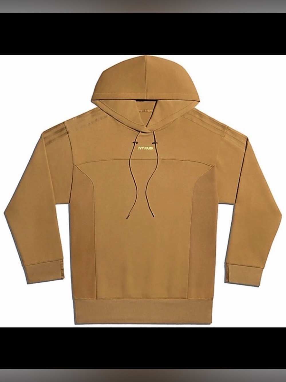 IVY PARK Women's Hooded Pullover Sweatshirt in Camel